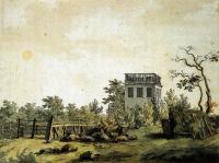Friedrich, Caspar David - Landscape With Pavilion